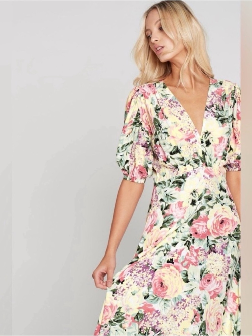Faithfull Vittoria Midi Dress Venissa Floral dress